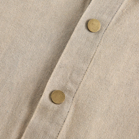 Camisa Denim Holgada con Efecto Tinta Splash - Image 8