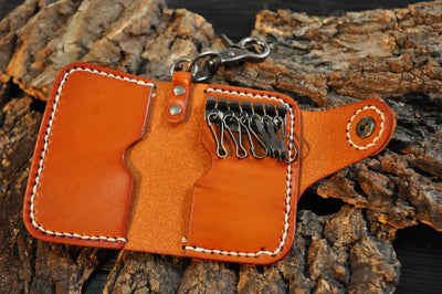 Estuche para Llaves de Cuero Genuino Hecho a Mano - Image 13