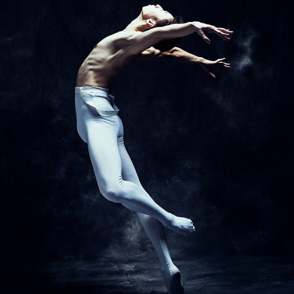 Malla de Ballet para Hombre con Tirantes Ajustables y Cintura Alta