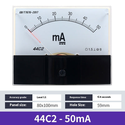 Amperímetro DC Analógico 44C2 - Medidor de Corriente de Precisión - Image 14