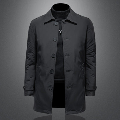 Chaqueta Pluma para Hombre con Cuello de Camisa - Image 6