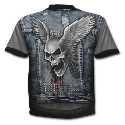 Camiseta Manga Corta Talla Grande con Estampado Digital 3D - Image 15