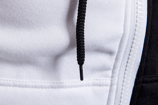 Chaqueta Acolchada Colorblock Talla Grande con Capucha y Manga Larga - Image 4