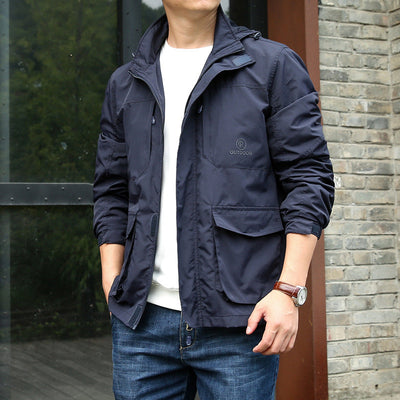 Chaqueta Impermeable con Capucha para Montaña - Casual y Resistente - Image 6