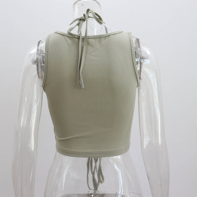 Blusa Sin Mangas con Amarre al Cuello - Image 24