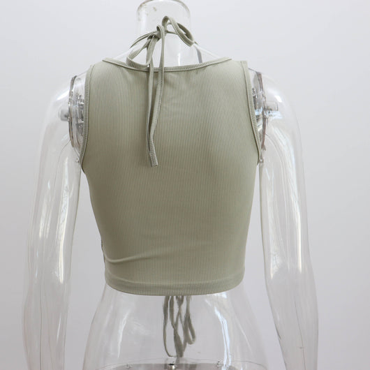 Blusa Sin Mangas con Amarre al Cuello - Image 24
