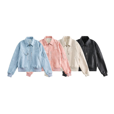 Chaqueta de Cuero PU Casual para Otoño - Estilo Urbano - Image 10