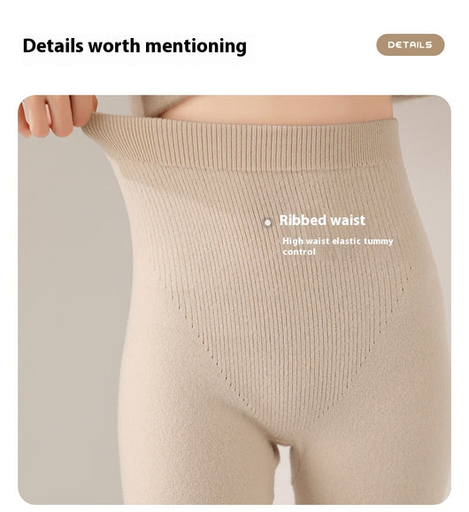 Leggings Térmicos de Lana Tejida sin Costuras - Cintura Alta Reductora - Image 27