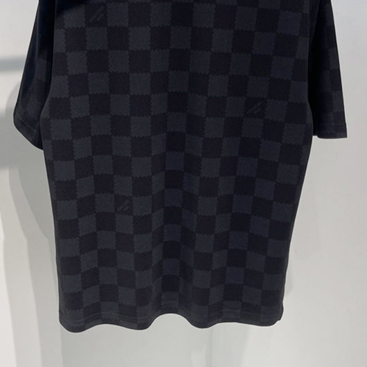 Playera de Pareja Estilo Hong Kong con Estampado Casual Verano Negro - Image 7