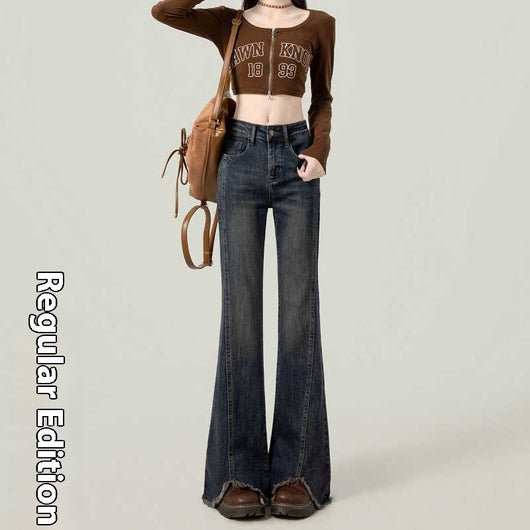 Jeans Retro Acampanados para Mujer - Estilo Clásico Americano - Image 8
