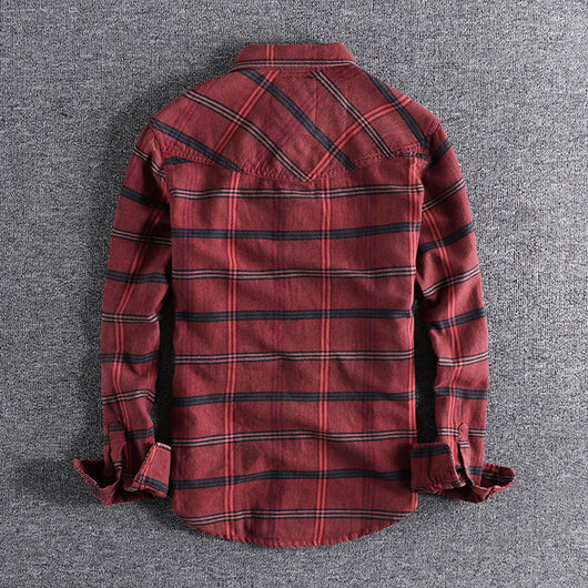 Camisa de Trabajo Moderna con Bolsillos Funcionales - Image 10