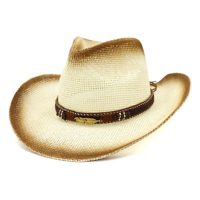 Sombrero Vaquero Estilo Western con Diseño Spray Paint para Playa - Image 20