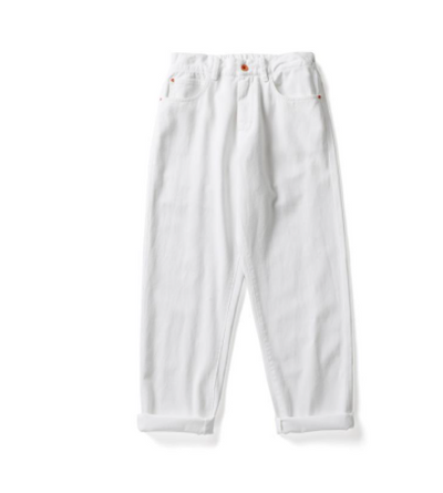 Pantalones Rectos Bordados Unisex - Jeans Tejidos de Diseño Urbano - Image 3