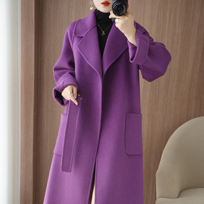 Blazer Clásico Cuello Reforzado Corte Holgado Estilo Hepburn - Image 16