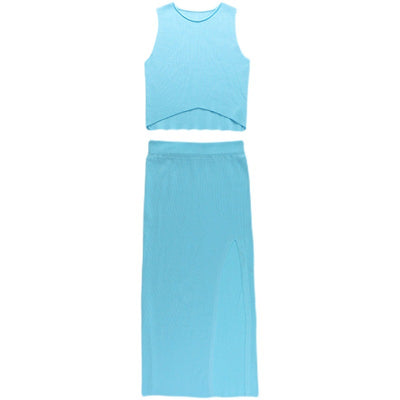 Falda Hip Skirt Elástica Ajustada Dos Piezas para Mujer - Image 11