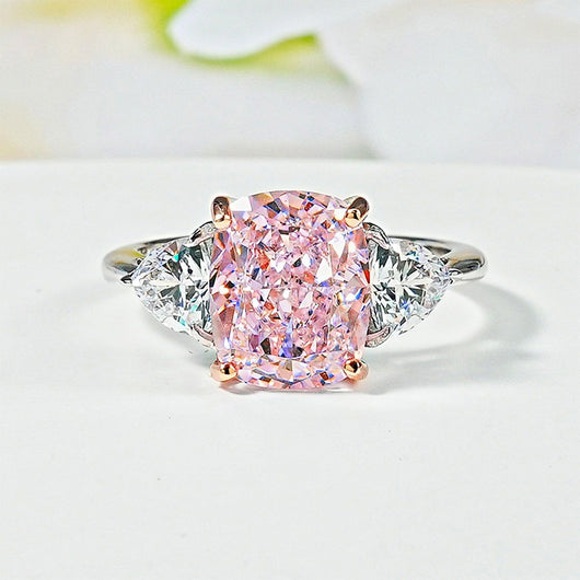 Anillo de Plata 925 con Diamante de Alto Carbono y Corte Hielo Triturado - Image 9