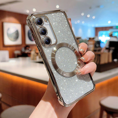 Funda Transparente con Plaquinado Magnético para Celular - Image 15