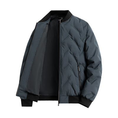 Chaqueta Acolchada Hombre Cuello Alto - Calidez y Estilo - Image 11