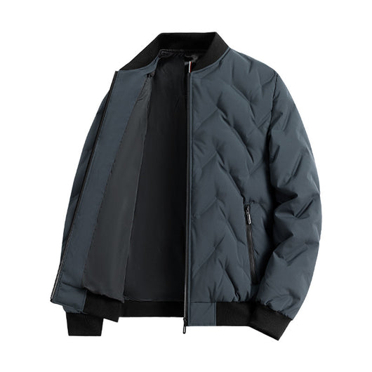 Chaqueta Acolchada Hombre Cuello Alto - Calidez y Estilo - Image 11
