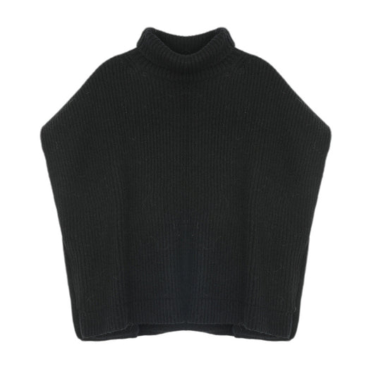 Suéter de Cuello Alto sin Mangas - Tejido Versátil y Elegante - Image 4
