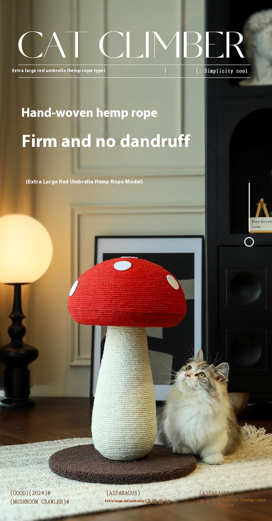 Árbol Rascador de Seta para Gatos con Tablero de Sisal sin Pelusa - Image 11