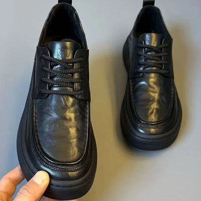 Zapatos de Cuero Ligeros para Hombre con Suela Suave y Cómoda