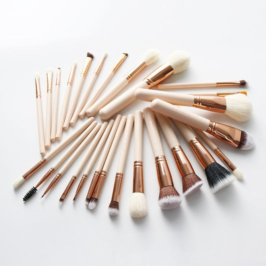 Set de 26 Brochas de Maquillaje Profesional para Rostro y Rubor