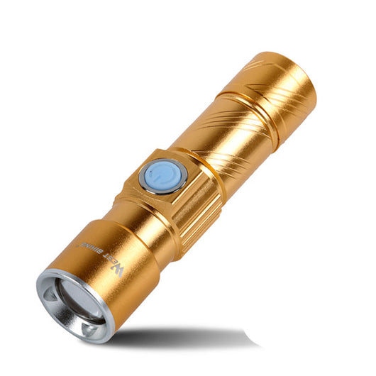 Luz Frontal LED para Bicicleta de Montaña - Recargable USB con Zoom Ajustable - Image 13