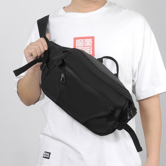 Mochila Bandolera Hombre Gran Capacidad - Bolsa Pecho Versátil para Estudiante y Commuter - Image 2