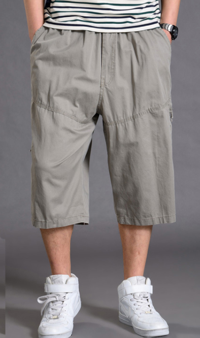 Pantalones Cortos Deportivos Holgados para Hombre Talla Grande - Image 6