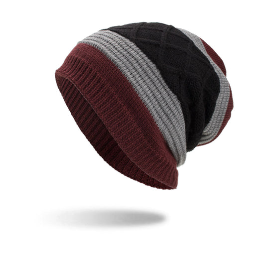 Gorro de Lana Tejido con Clip Diamante y Terciopelo - Image 6