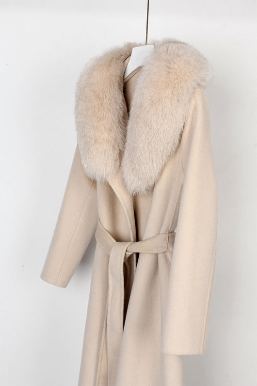 Abrigo de Lana Reversible Doble Faz con Cinturón - Corte Slim Otoño Invierno - Image 31
