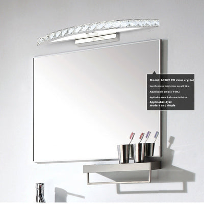 Lámpara LED de Espejo para Baño con Cristal - Luz Frontal Elegante - Image 3