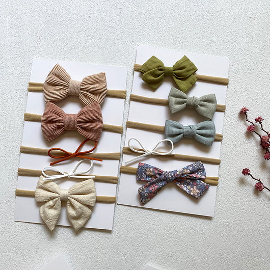 Set de 5 Diademas con Moños para Bebé - Image 17