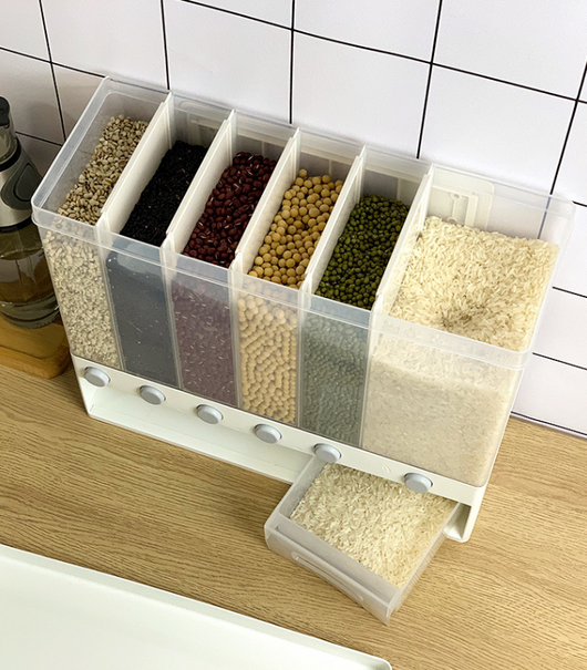 Contenedor de Arroz Montable en Pared con Diseño Moderno - Image 11