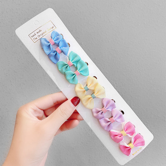 Pasador de Cabello Infantil con Moño - Accesorio Princesa para Flequillos