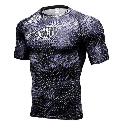 Playera Deportiva Hombre Manga Corta Secado Rápido con Estampado 3D - Image 6