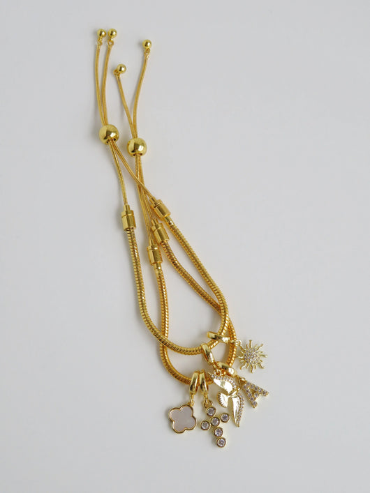 Pulseira com Pingente Ajustável