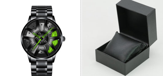 Reloj de Cuarzo Impermeable con Ruedas de Acero Inoxidable para Hombre - Image 21