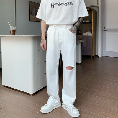 Pantalones de Chándal Holgados para Hombre - Corte Recto y Cómodo - Image 13