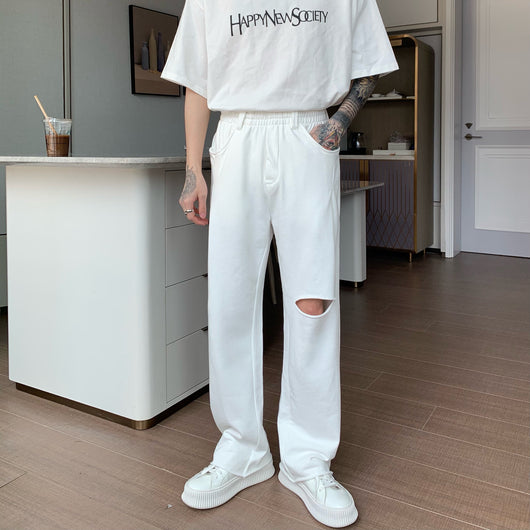 Pantalones de Chándal Holgados para Hombre - Corte Recto y Cómodo - Image 13
