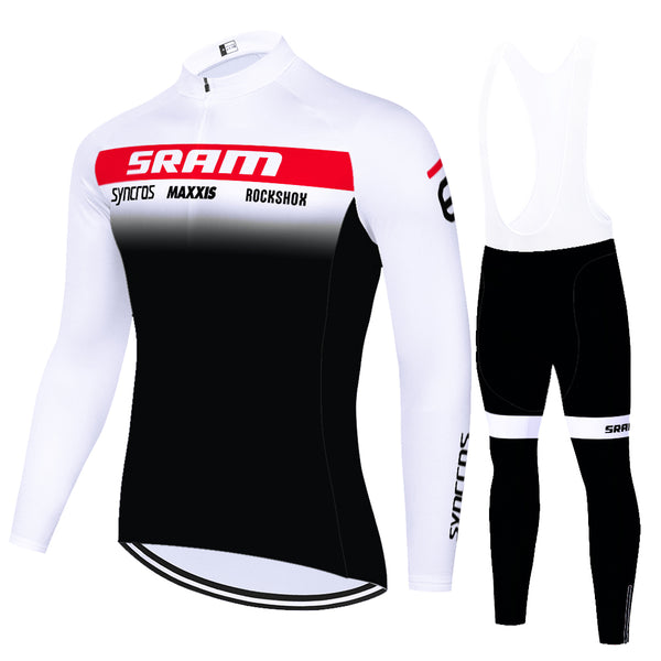 Conjunto de Ciclismo Respirable de Manga Larga para Verano