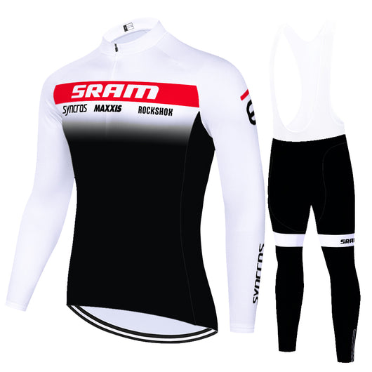 Conjunto de Ciclismo Respirable de Manga Larga para Verano