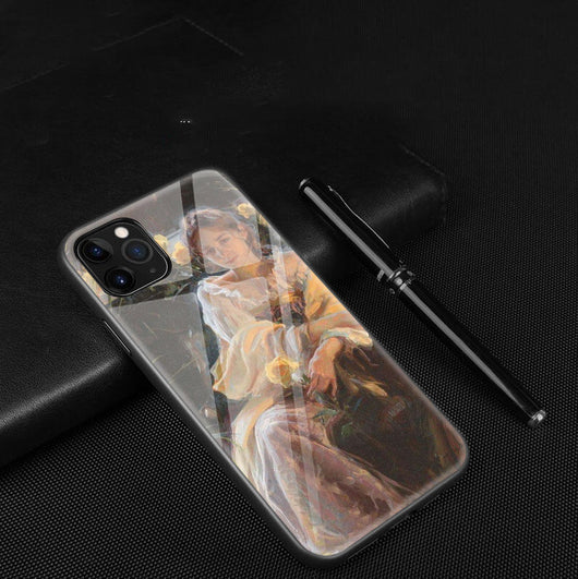 Funda de Celular con Diseño de Pintura al Óleo en Vidrio - Image 8