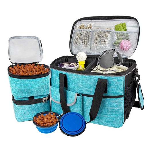Bolsa Térmica Portátil para Mascotas con Recipiente Plegable - Image 8