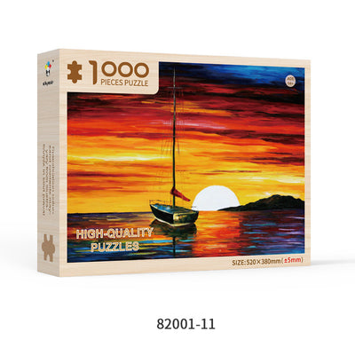 Puzzle de Madera para Adultos 1000 Piezas Formas Especiales Navidad Personalizado Juguete Educativo - Image 10