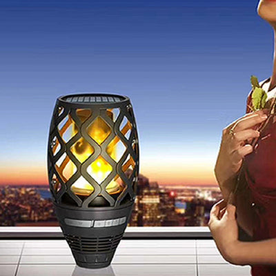 Luz LED para Jardín con Bluetooth y Efecto Llama Musical