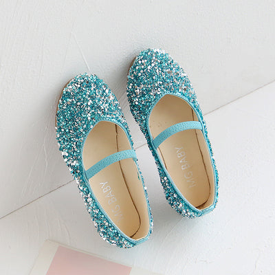 Zapatos de Fiesta para Niñas con Lentejuelas y Punta de Cristal - Image 4