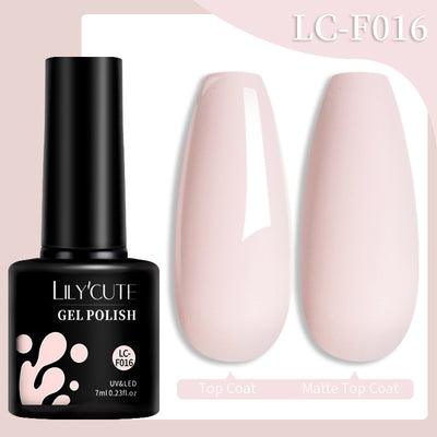 Set de Pegamento para Uñas con Brillo de Color Sólido - Image 51