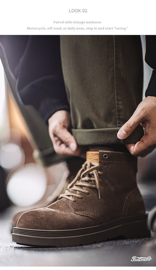 Botas Martin Retro Plataforma Gamuza Hombre - Estilo Casual Urbano - Image 18